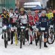 3 tre bike gara di Mountain bike sulla neve